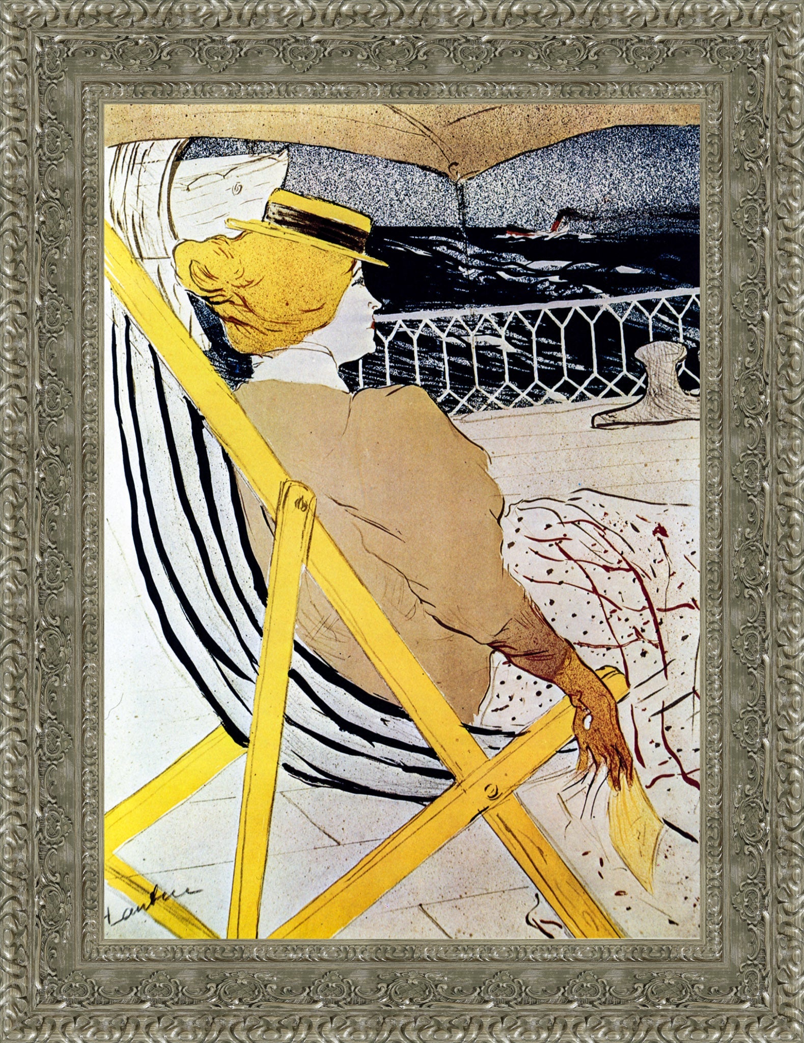 La Passagère du 54 – Henri de Toulouse - Lautrec, 1896 - Canvas Classics