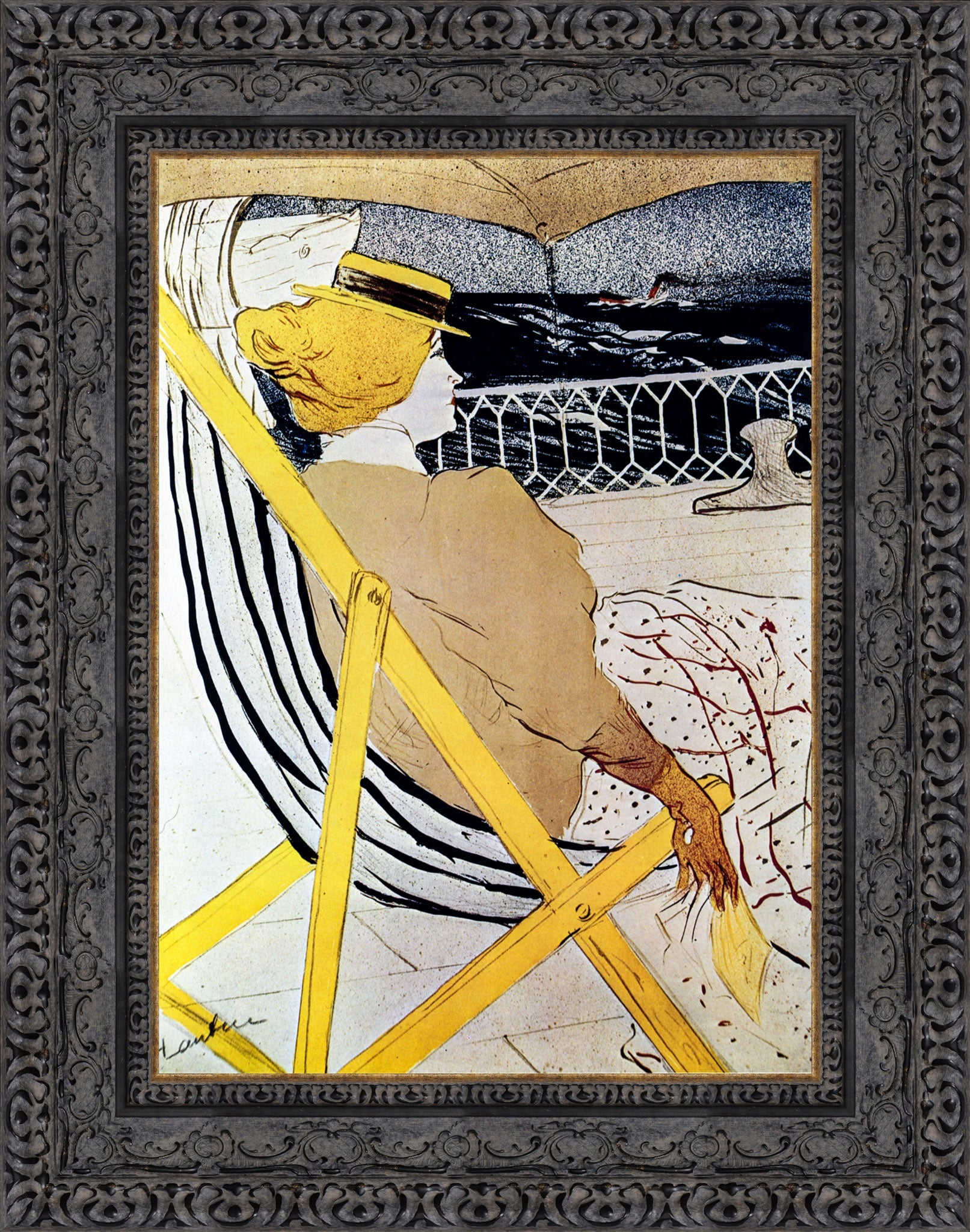 La Passagère du 54 – Henri de Toulouse - Lautrec, 1896 - Canvas Classics