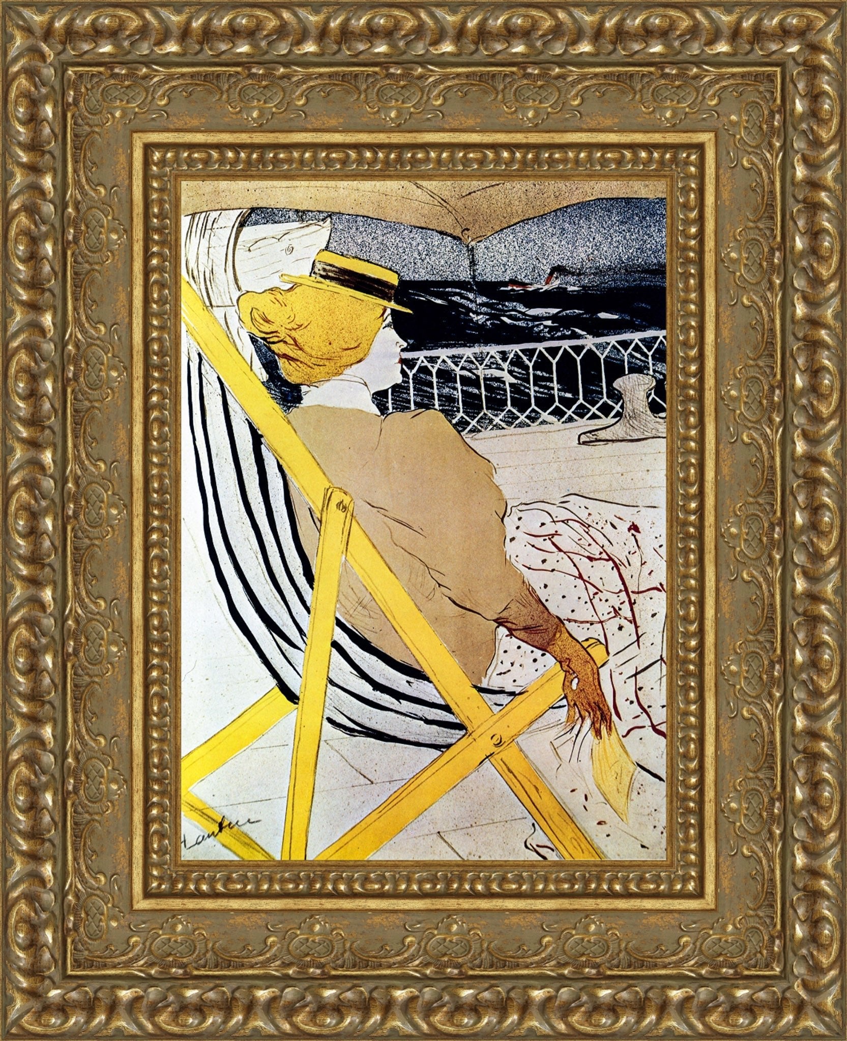 La Passagère du 54 – Henri de Toulouse - Lautrec, 1896 - Canvas Classics