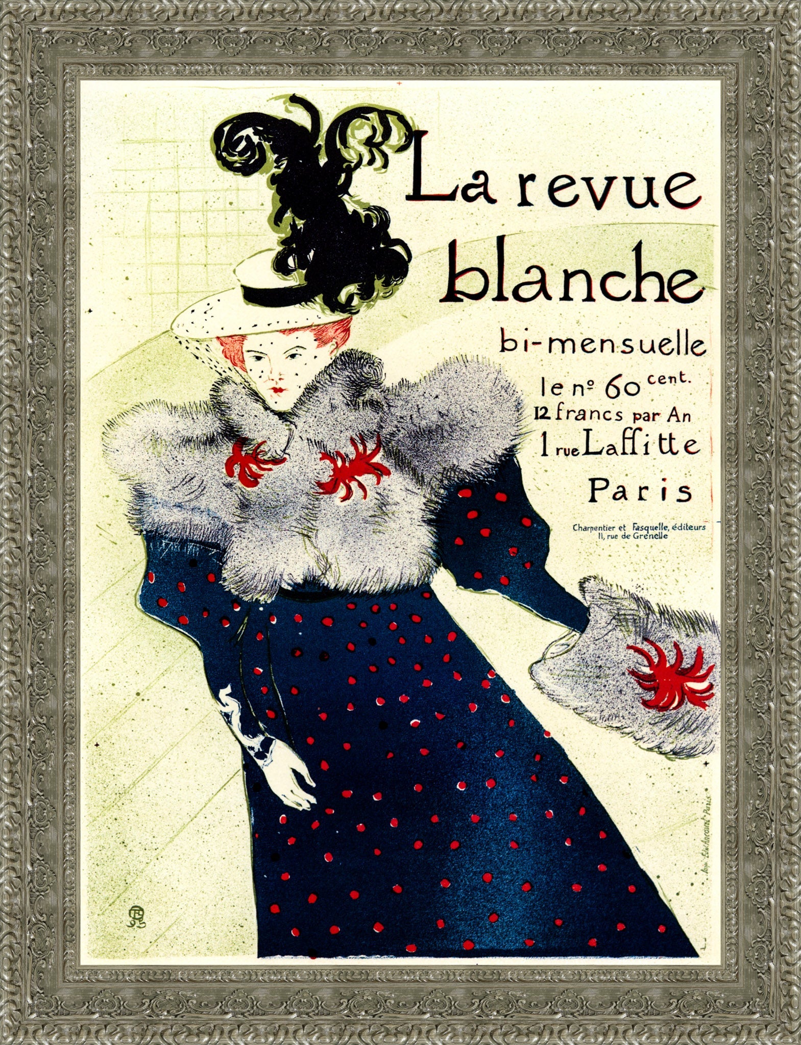 La Revue Blanche – Henri de Toulouse - Lautrec, 1895 - Canvas Classics