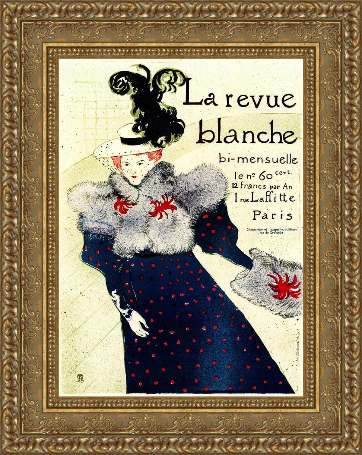La Revue Blanche – Henri de Toulouse-Lautrec, 1895