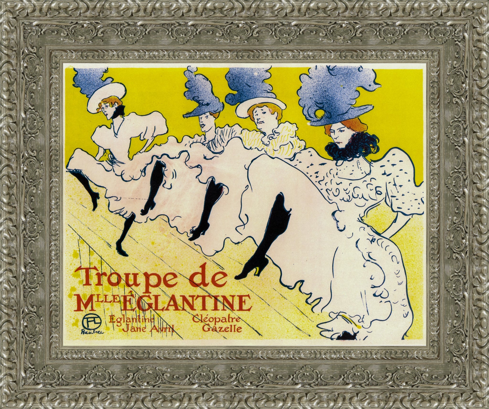La Troupe de Mademoiselle Églantine – Henri de Toulouse - Lautrec, 1896 - Canvas Classics
