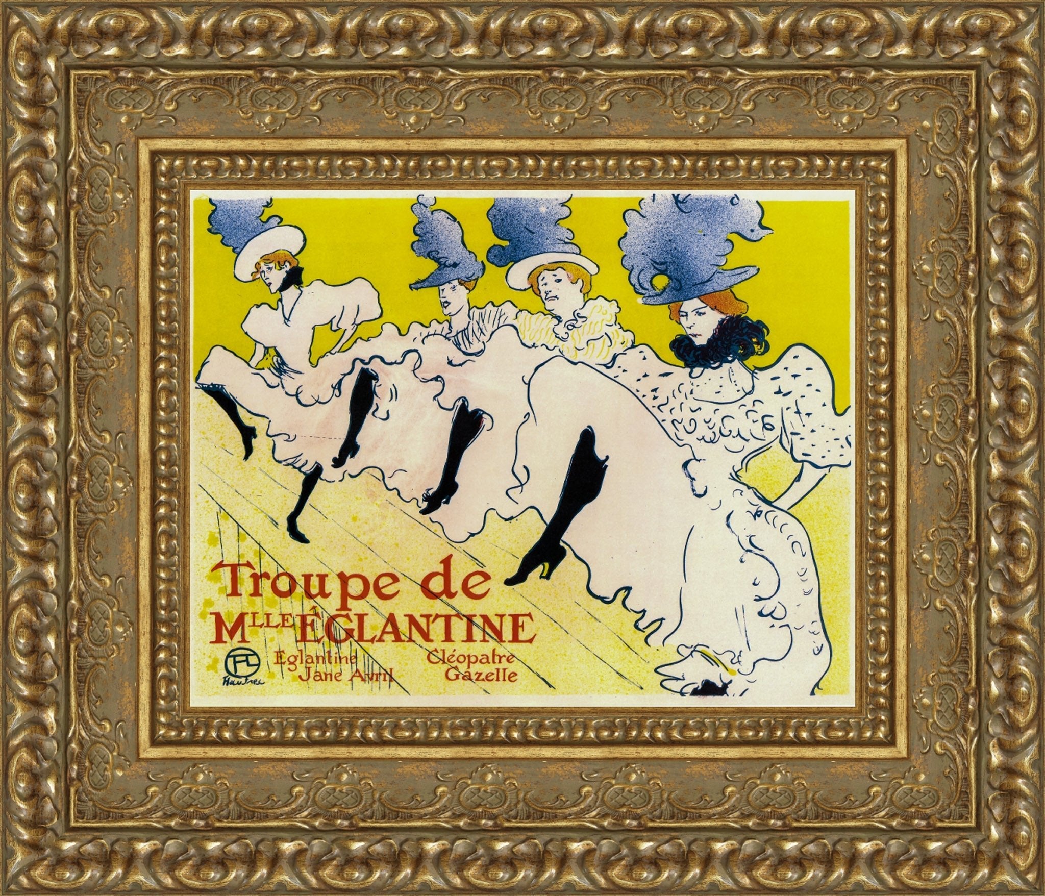 La Troupe de Mademoiselle Églantine – Henri de Toulouse - Lautrec, 1896 - Canvas Classics