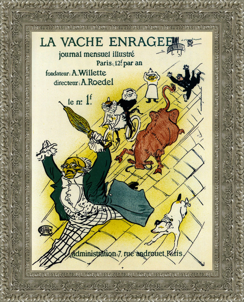 La Vache Enragée (The Mad Cow) – Henri de Toulouse-Lautrec, 1896