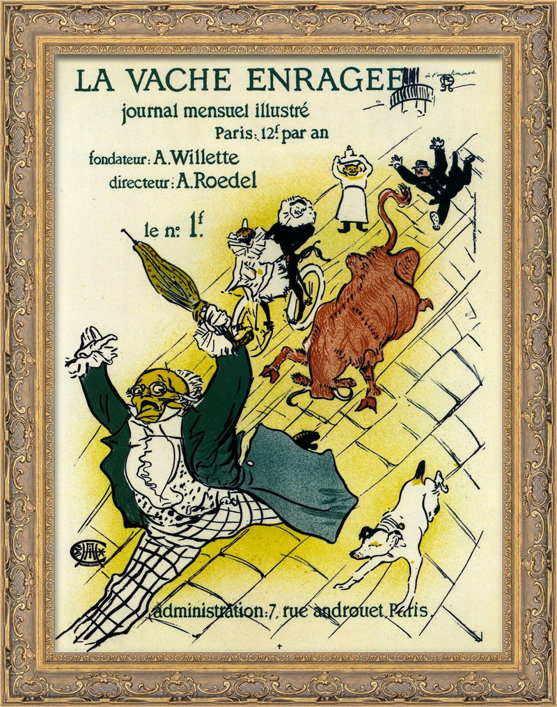 La Vache Enragée (The Mad Cow) – Henri de Toulouse-Lautrec, 1896