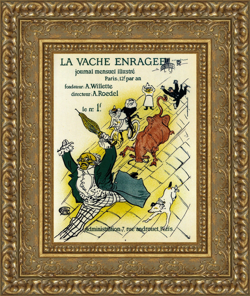La Vache Enragée (The Mad Cow) – Henri de Toulouse-Lautrec, 1896