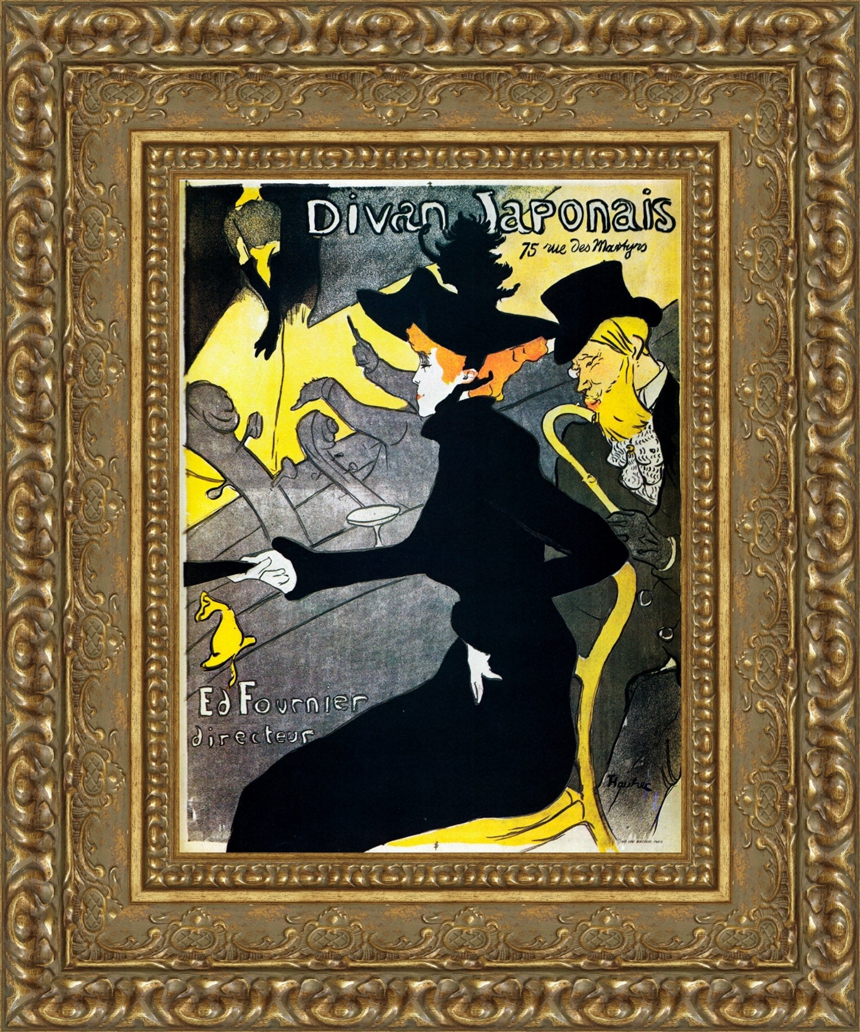 Le Divan Japonais – Henri de Toulouse - Lautrec, 1892 - Canvas Classics