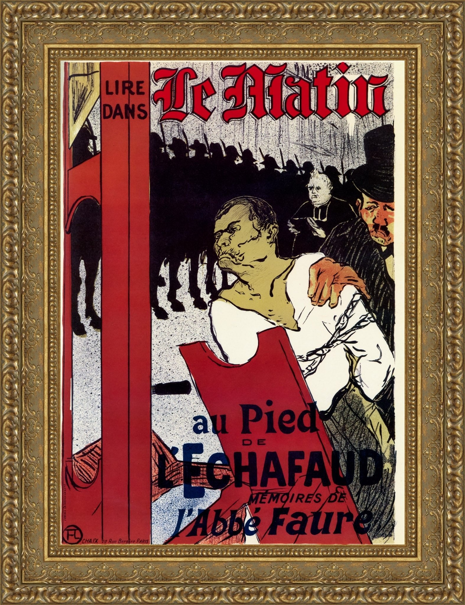 Le Matin (Au Pied de l'Échafaud "At the Foot of the Scaffold") – Henri de Toulouse-Lautrec, 1893