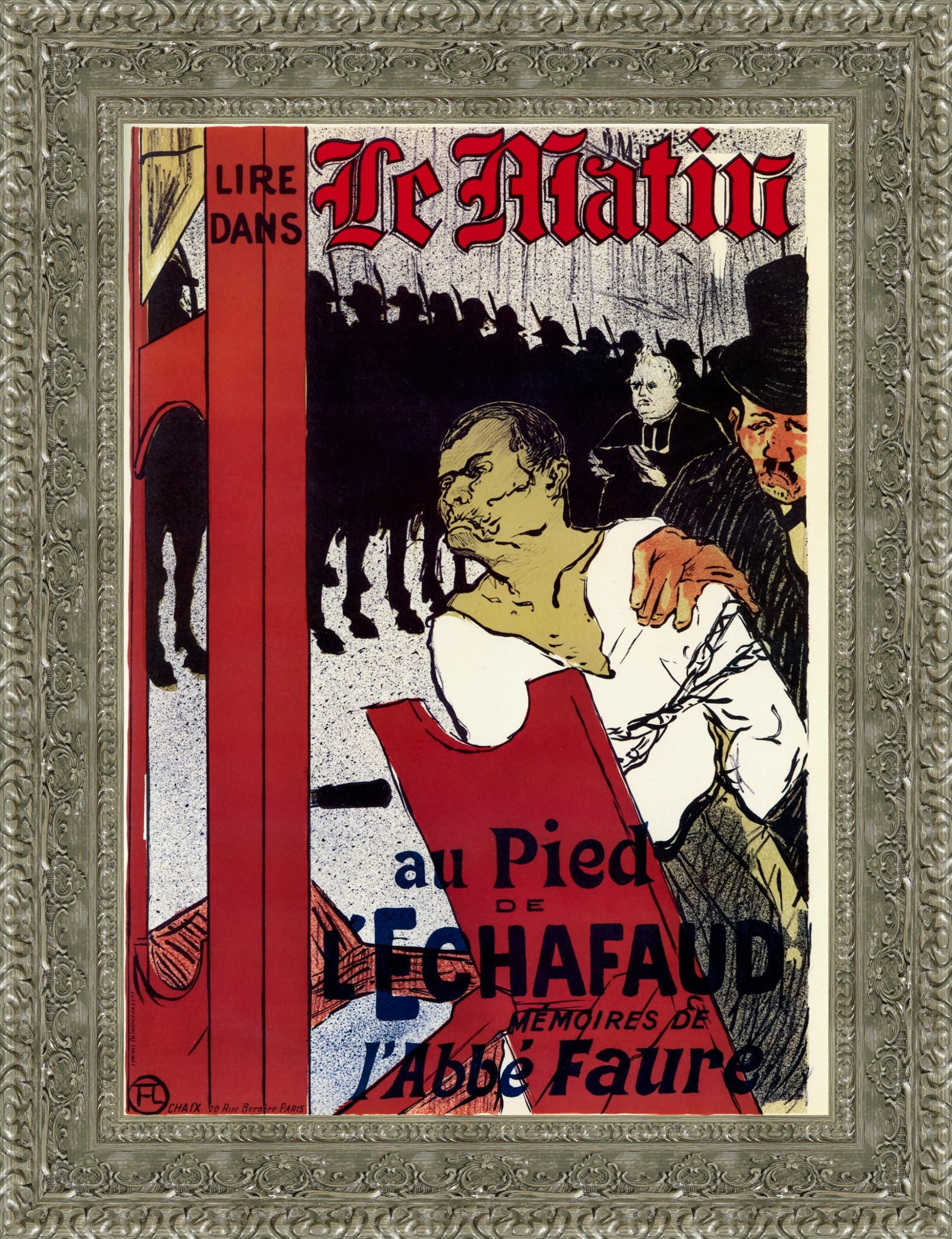 Le Matin (Au Pied de l'Échafaud "At the Foot of the Scaffold") – Henri de Toulouse - Lautrec, 1893 - Canvas Classics
