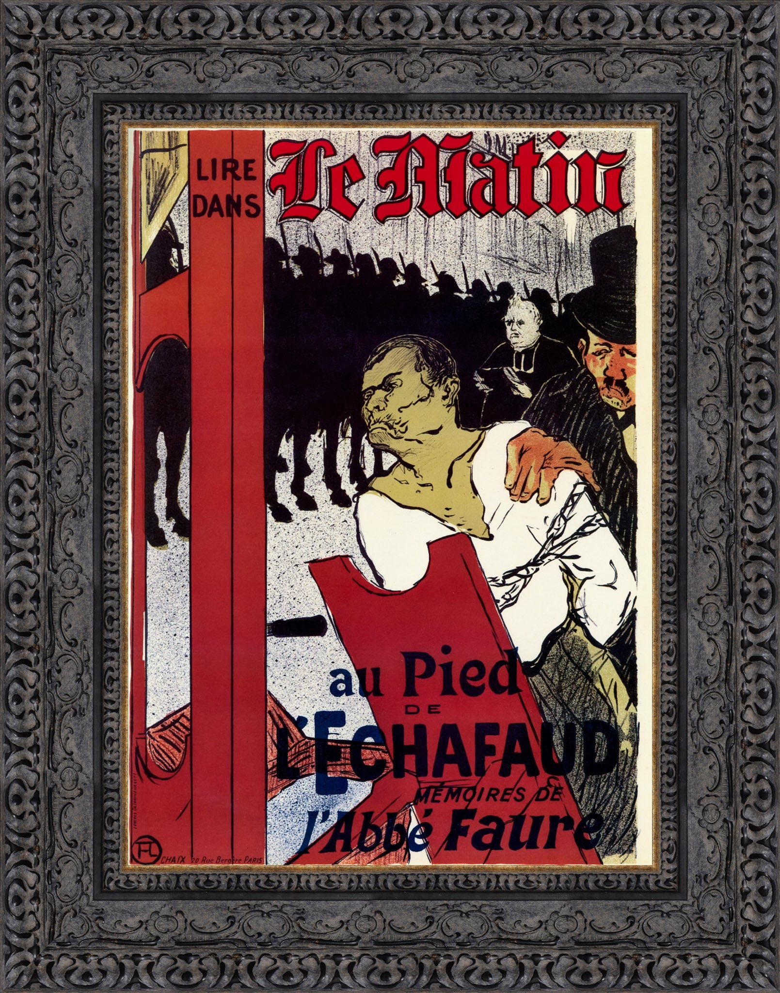 Le Matin (Au Pied de l'Échafaud "At the Foot of the Scaffold") – Henri de Toulouse - Lautrec, 1893 - Canvas Classics