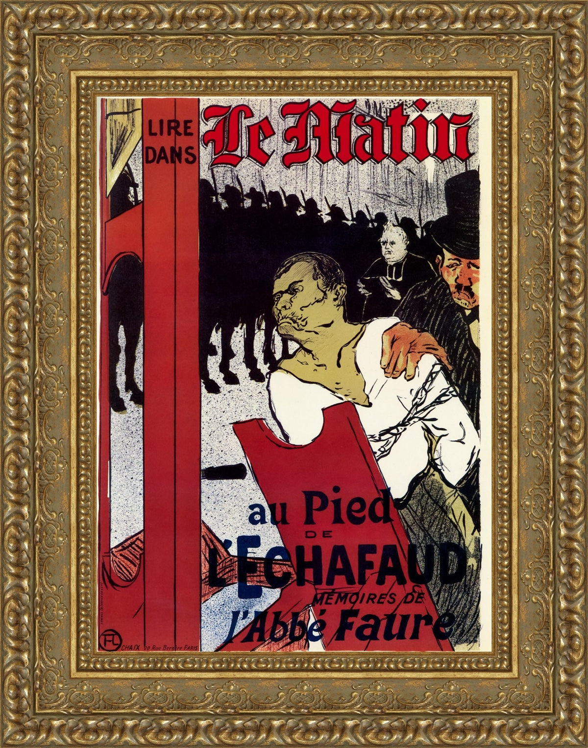 Le Matin (Au Pied de l'Échafaud "At the Foot of the Scaffold") – Henri de Toulouse-Lautrec, 1893
