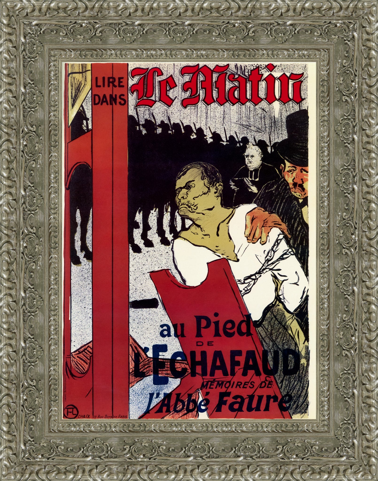 Le Matin (Au Pied de l'Échafaud "At the Foot of the Scaffold") – Henri de Toulouse - Lautrec, 1893 - Canvas Classics