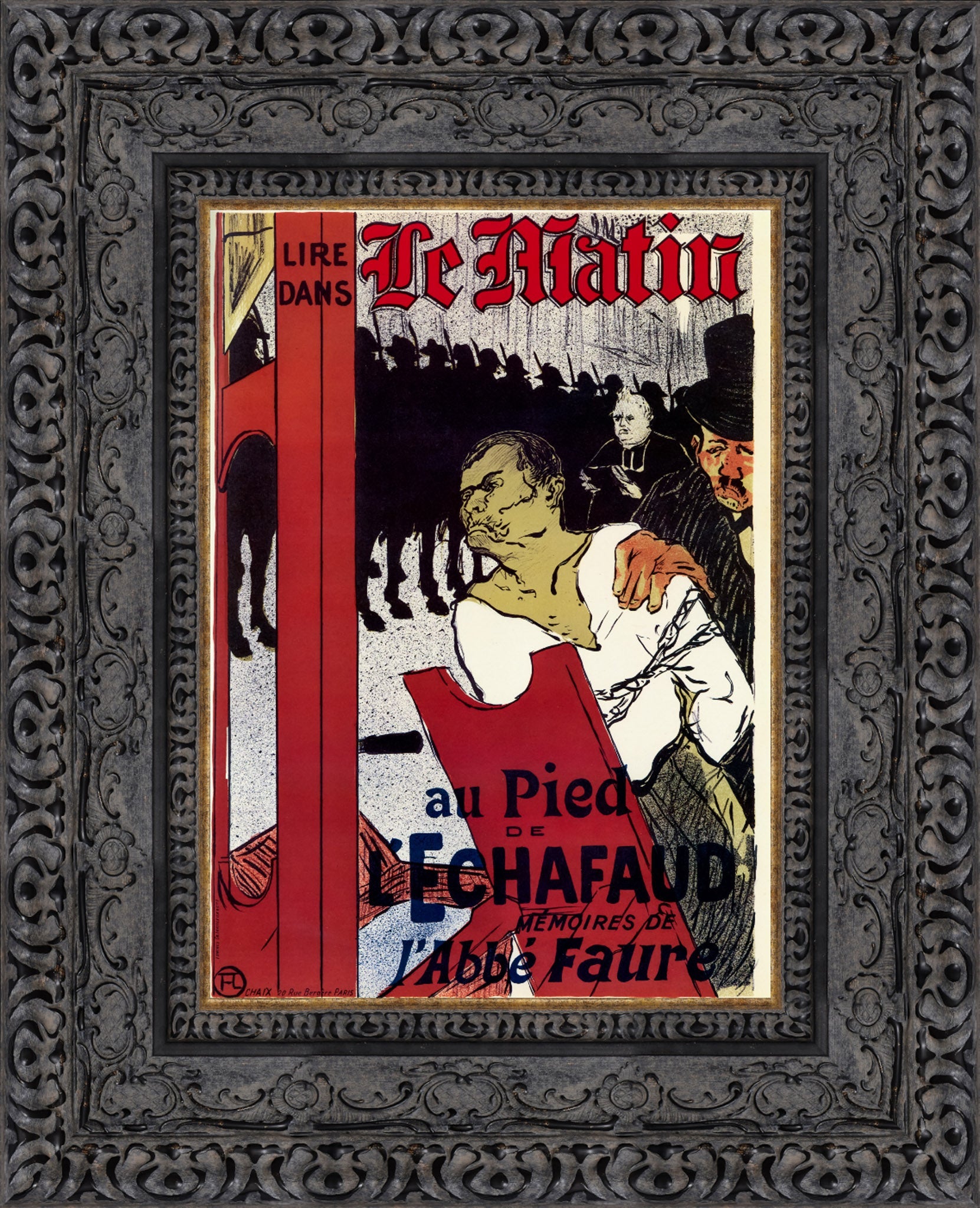 Le Matin (Au Pied de l'Échafaud "At the Foot of the Scaffold") – Henri de Toulouse - Lautrec, 1893 - Canvas Classics