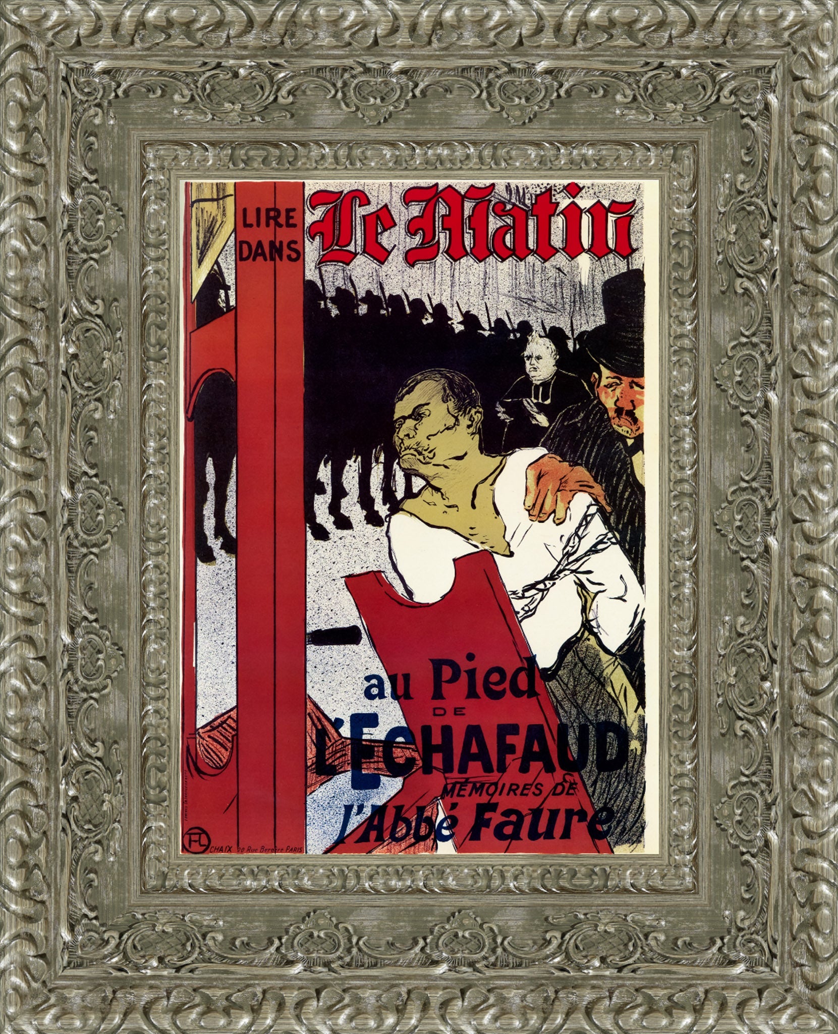 Le Matin (Au Pied de l'Échafaud "At the Foot of the Scaffold") – Henri de Toulouse - Lautrec, 1893 - Canvas Classics