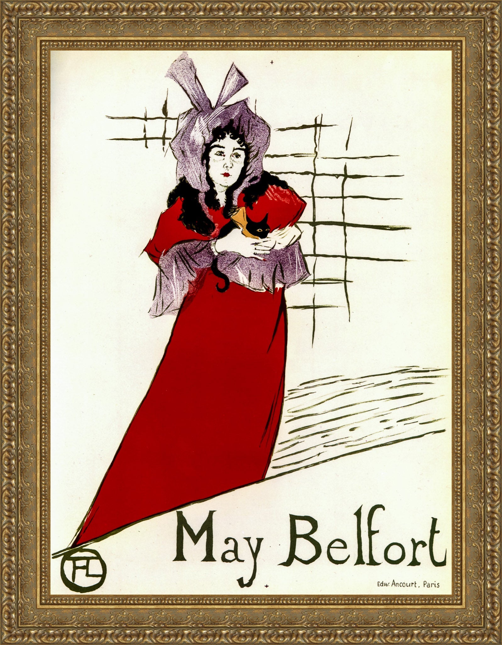 May Belford – Henri de Toulouse - Lautrec, 1895 - Canvas Classics