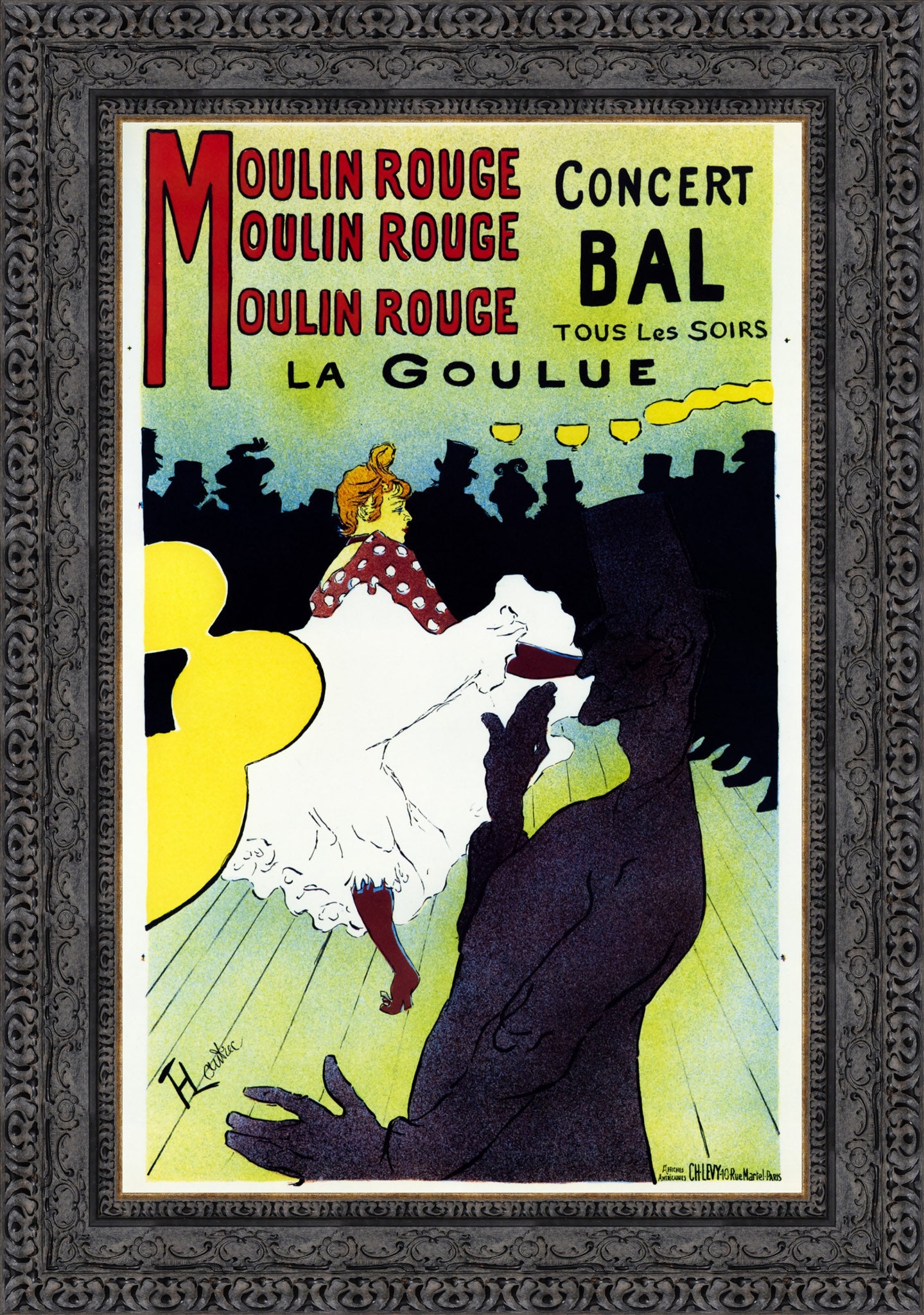 Moulin Rouge: La Goulue – Henri de Toulouse - Lautrec, 1891 - Canvas Classics