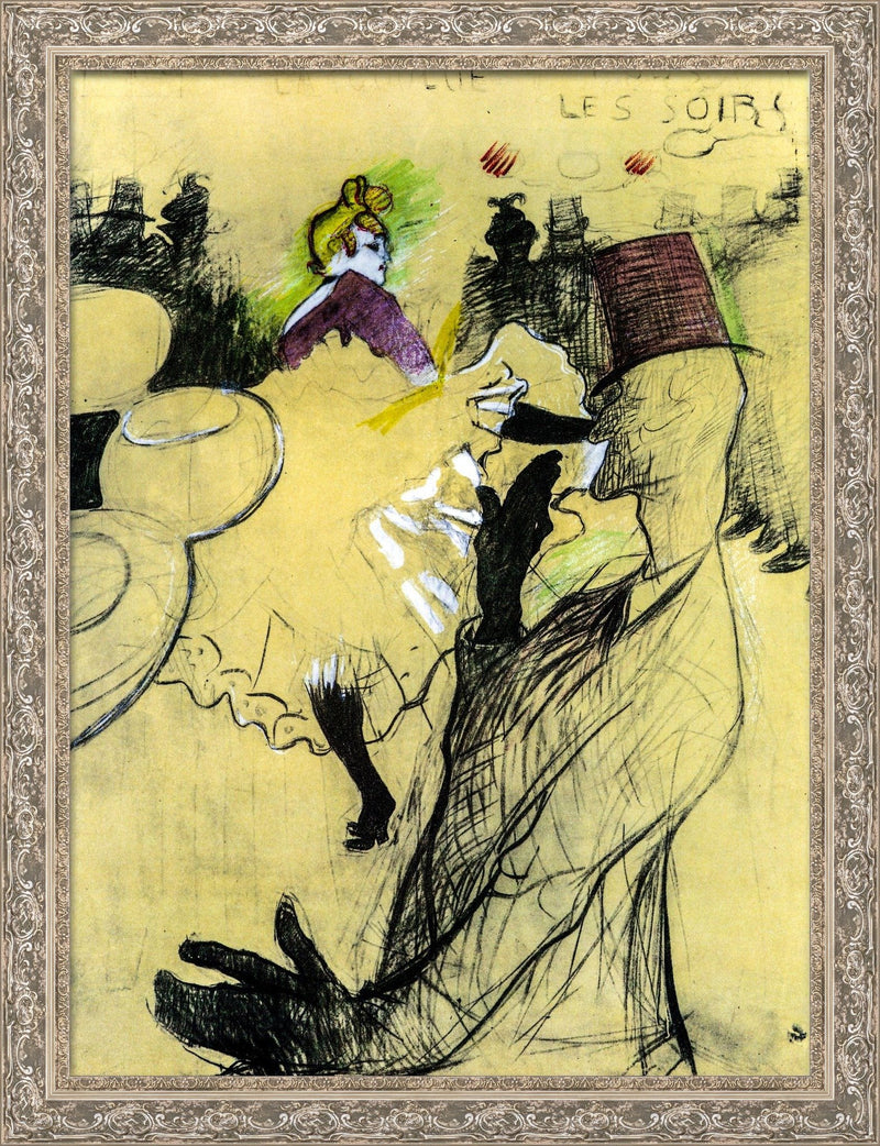 Moulin Rouge, Preliminary Sketch – Henri de Toulouse-Lautrec, 1891