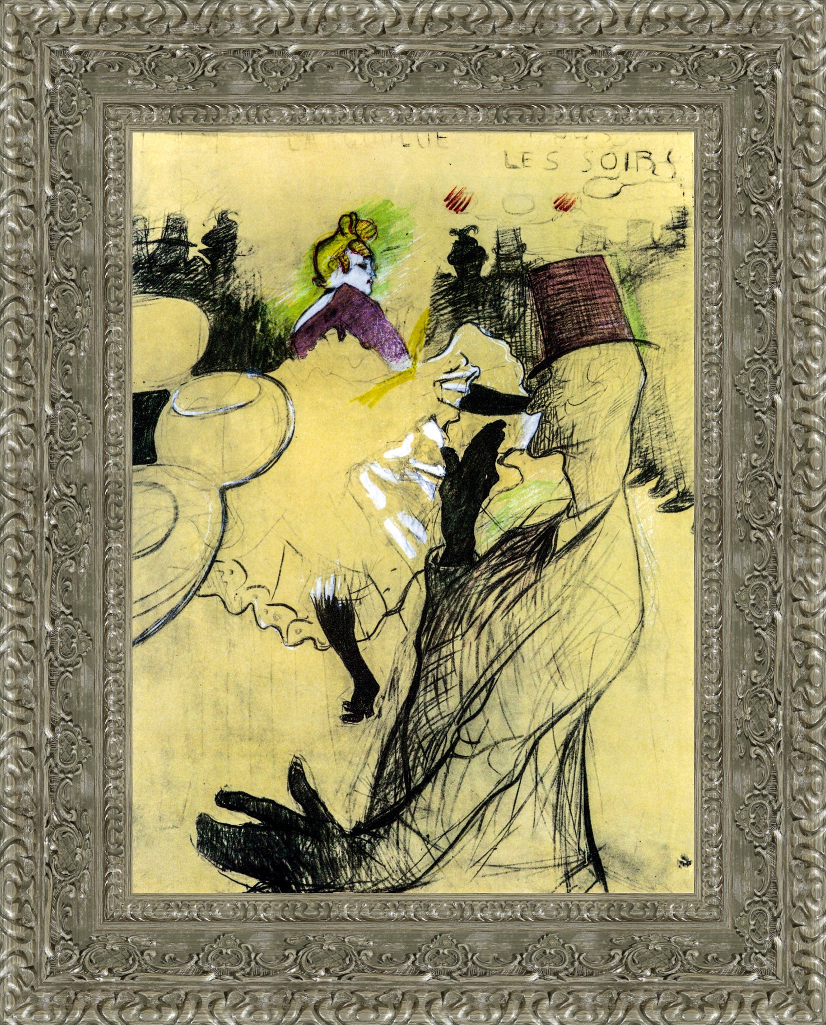 Moulin Rouge, Preliminary Sketch – Henri de Toulouse - Lautrec, 1891 - Canvas Classics