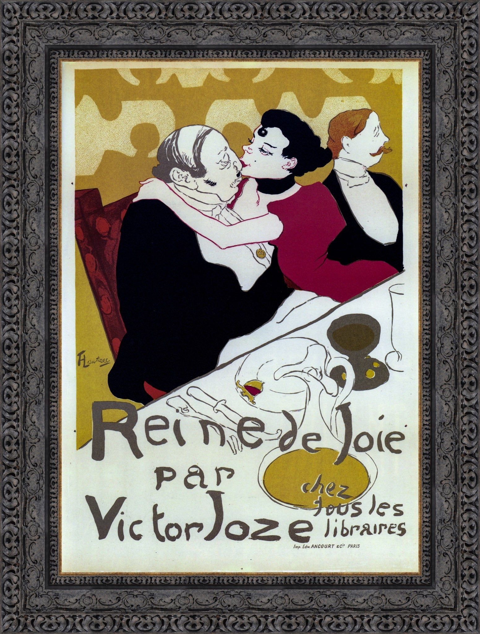 Reine de Joie par Victor Joze – Henri de Toulouse - Lautrec, 1892 - Canvas Classics