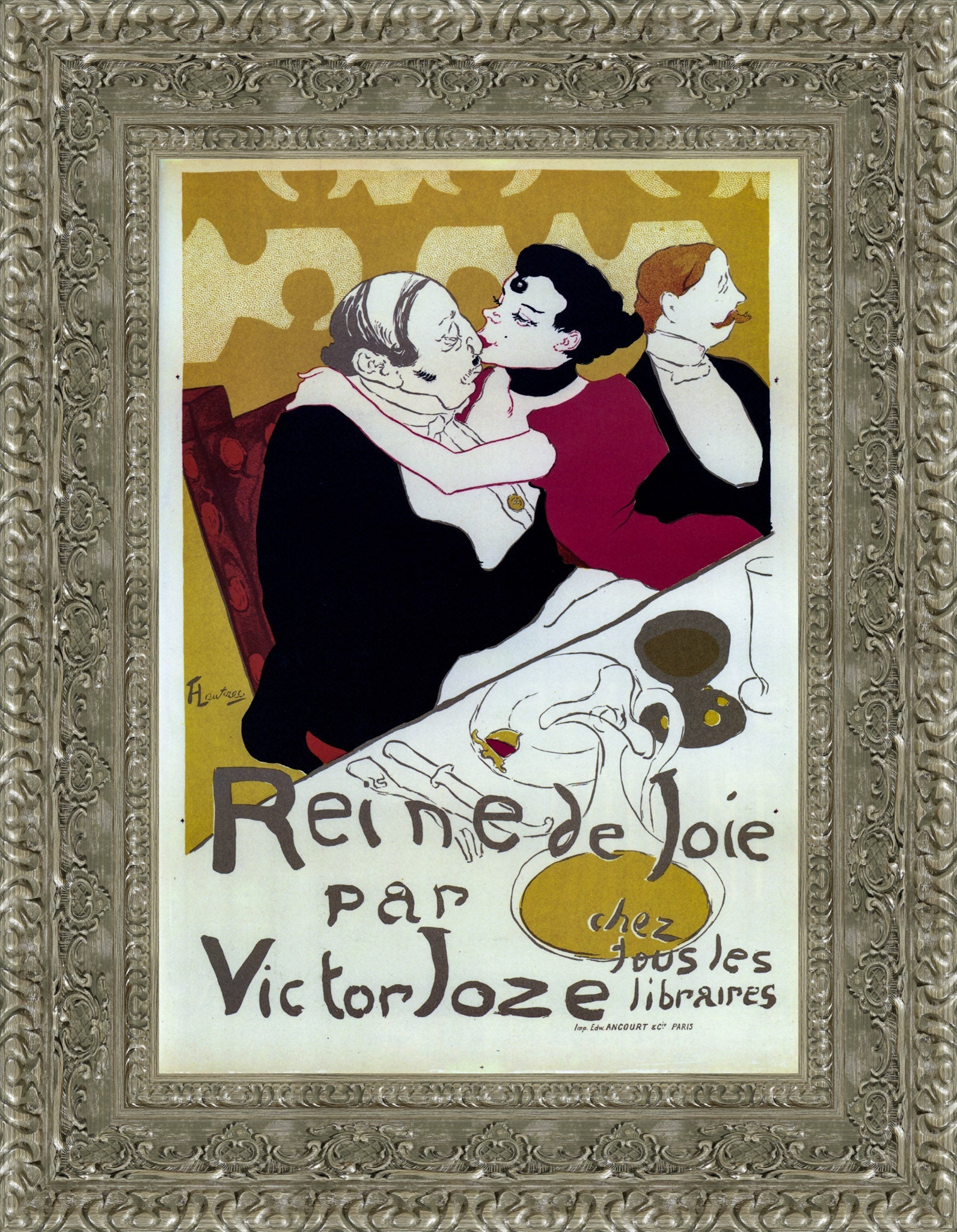 Reine de Joie par Victor Joze – Henri de Toulouse - Lautrec, 1892 - Canvas Classics