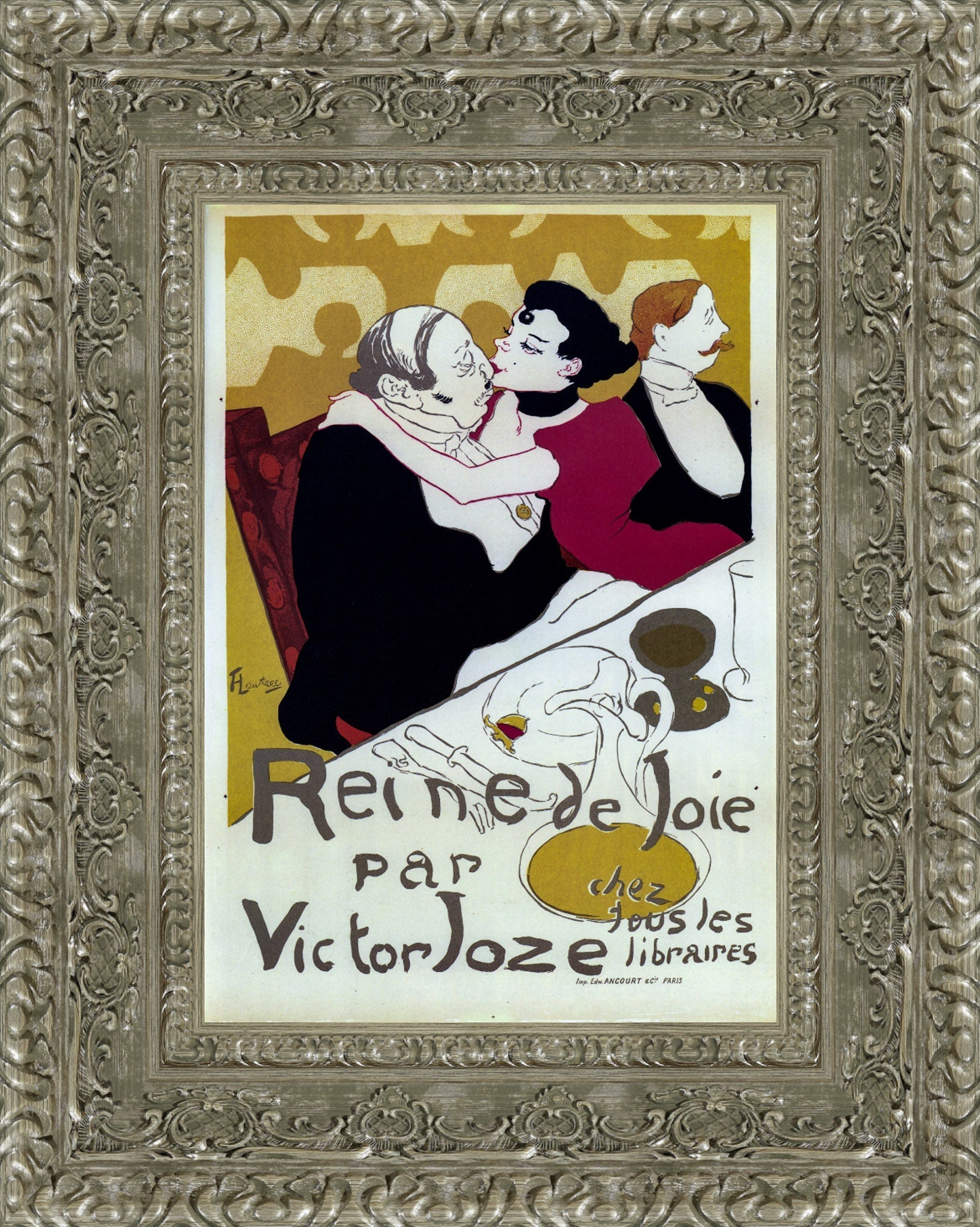 Reine de Joie par Victor Joze – Henri de Toulouse - Lautrec, 1892 - Canvas Classics