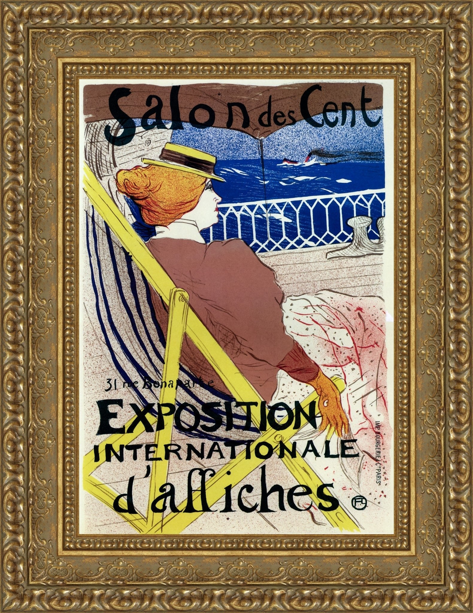 Salon des Cent (Exposition Internationale d'Affiches) – Henri de Toulouse-Lautrec, 1896