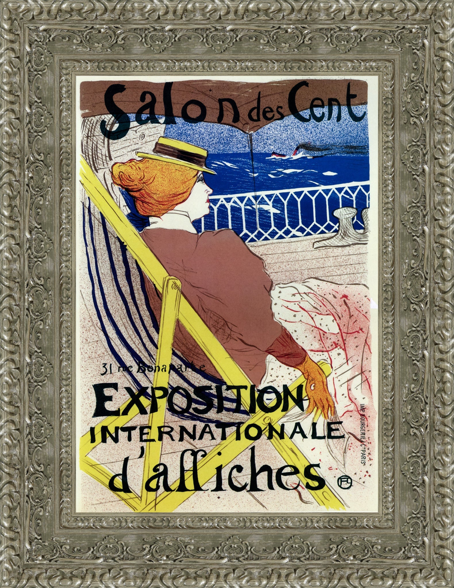 Salon des Cent (Exposition Internationale d'Affiches) – Henri de Toulouse - Lautrec, 1896 - Canvas Classics
