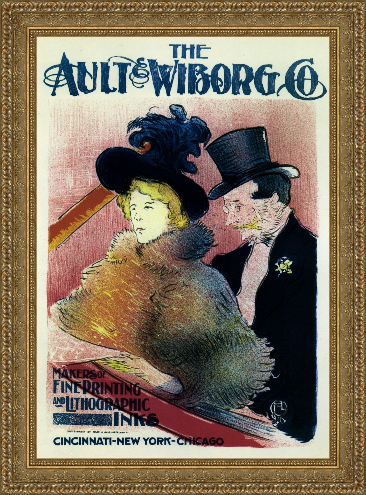 The Ault & Wiborg Co. – Henri de Toulouse - Lautrec, 1896 - Canvas Classics