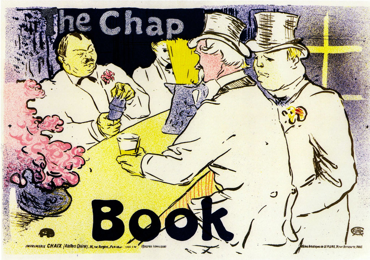 The Chap Book – Henri de Toulouse-Lautrec, 1896, framed