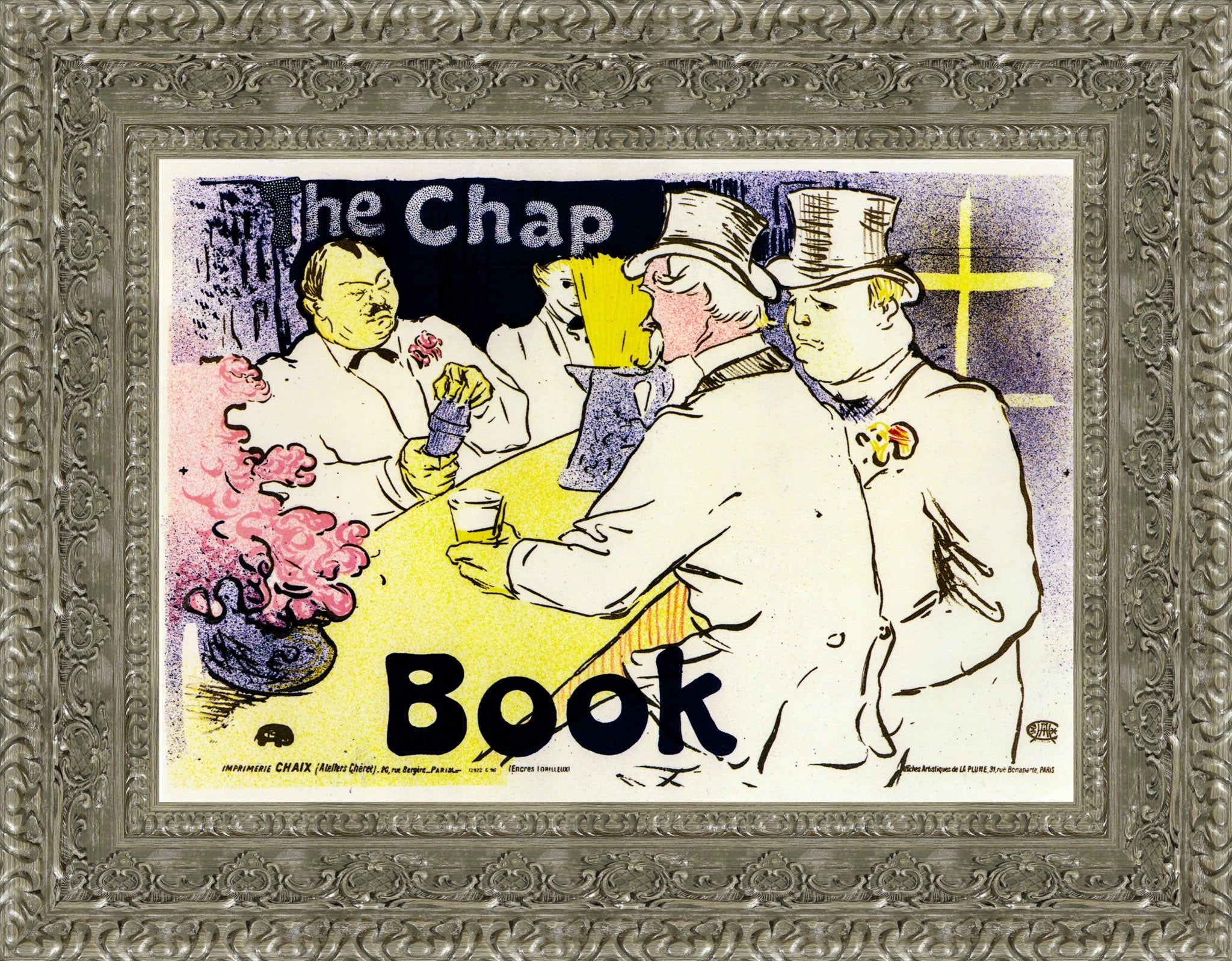 The Chap Book – Henri de Toulouse - Lautrec, 1896 - Canvas Classics