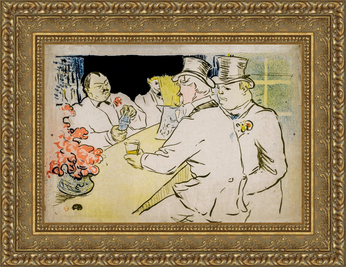 The Chap Book, Preliminary Drawing – Henri de Toulouse-Lautrec, 1896
