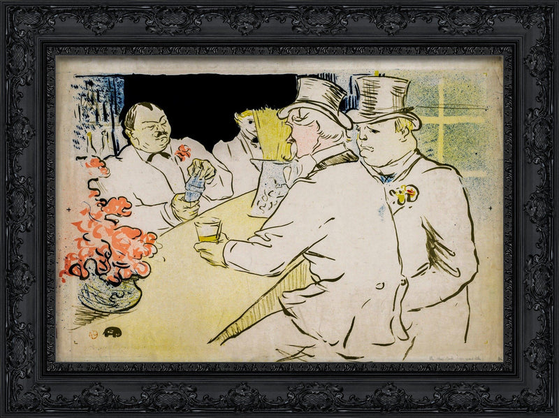 The Chap Book, Preliminary Drawing – Henri de Toulouse-Lautrec, 1896