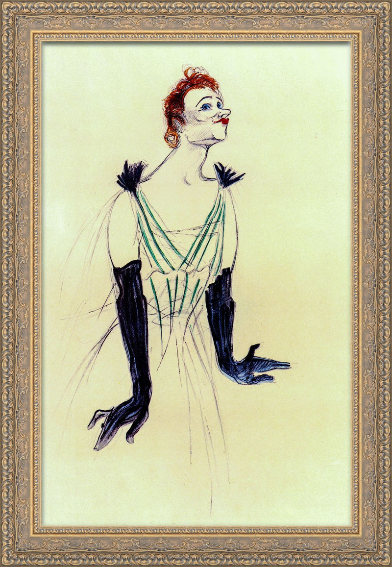 Yvette Guilbert – Henri de Toulouse-Lautrec, 1894