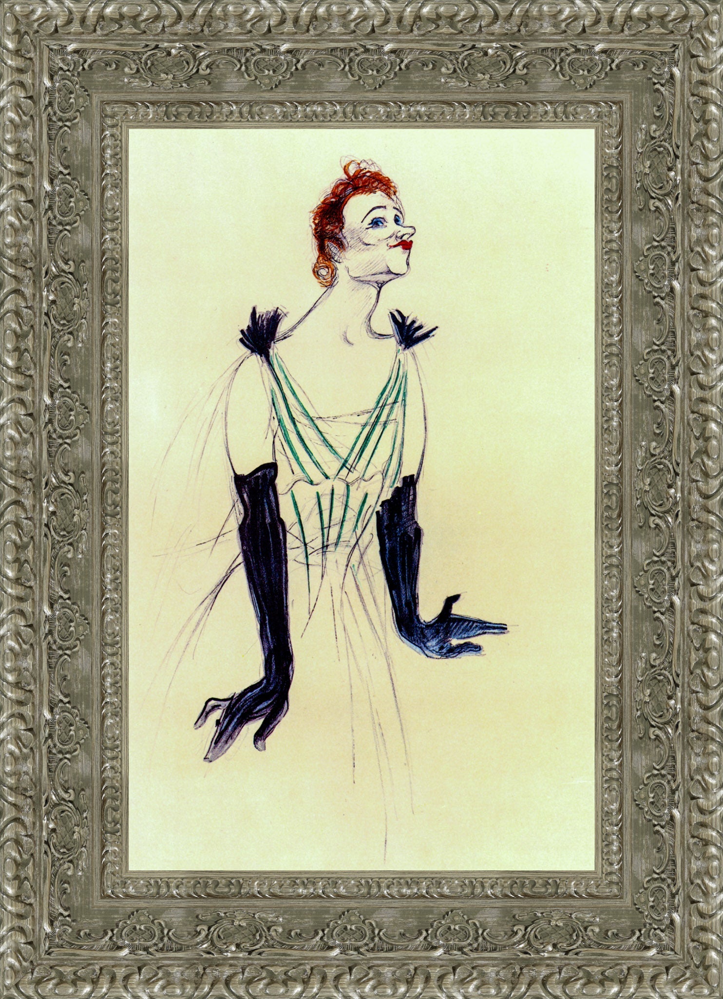 Yvette Guilbert – Henri de Toulouse - Lautrec, 1894 - Canvas Classics