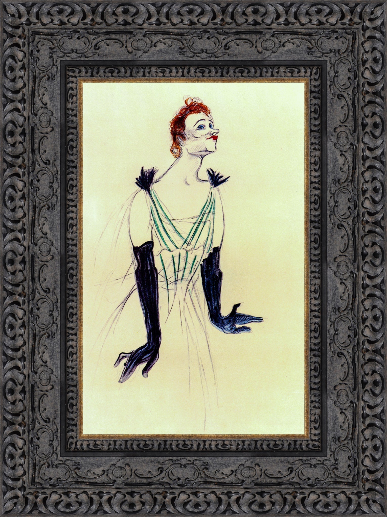 Yvette Guilbert – Henri de Toulouse - Lautrec, 1894 - Canvas Classics