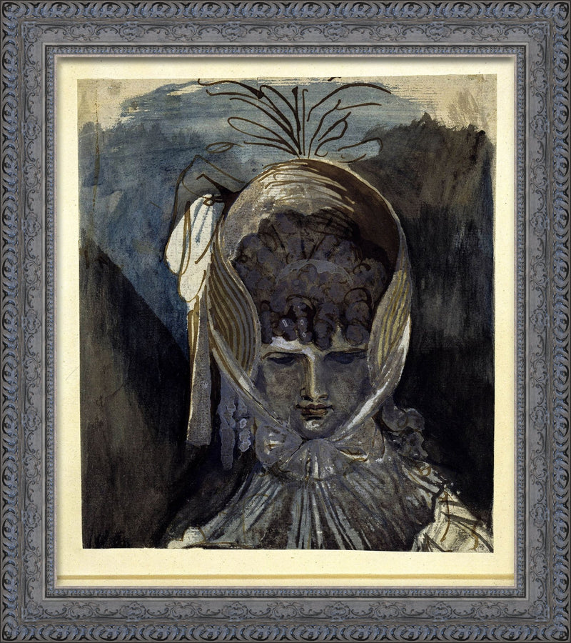 Bust Portrait Of A Woman With Bonnet – Henry Fuseli, c. 1790s