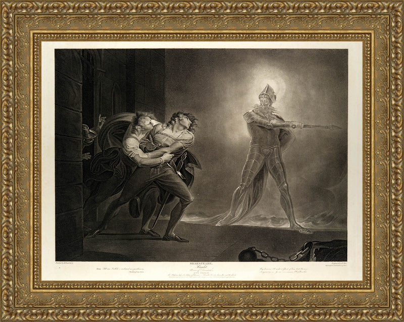 Hamlet, Horatio, Marcellus and the Ghost – Henry Fuseli, 1789