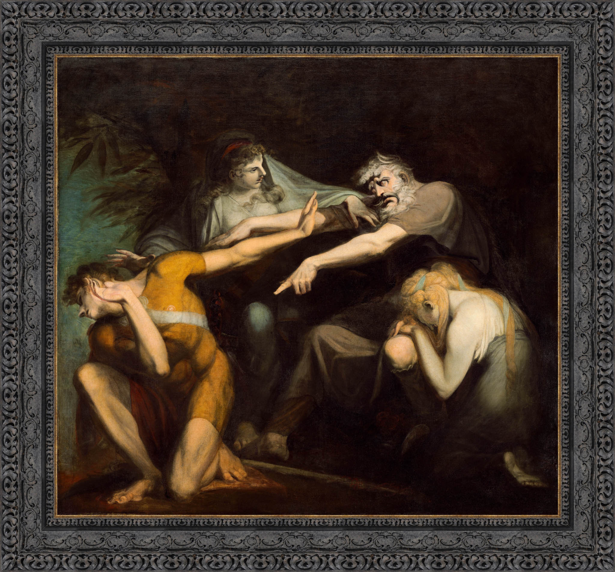 Oedipus Cursing His Son Polynices – Henry Fuseli, 1786 - Canvas Classics