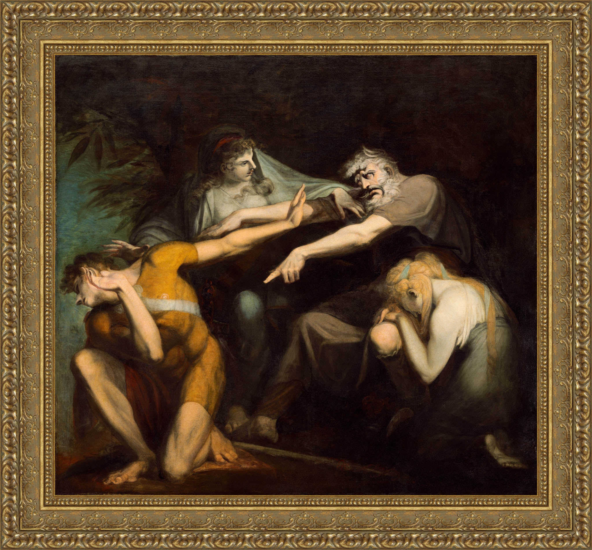 Oedipus Cursing His Son Polynices – Henry Fuseli, 1786 - Canvas Classics