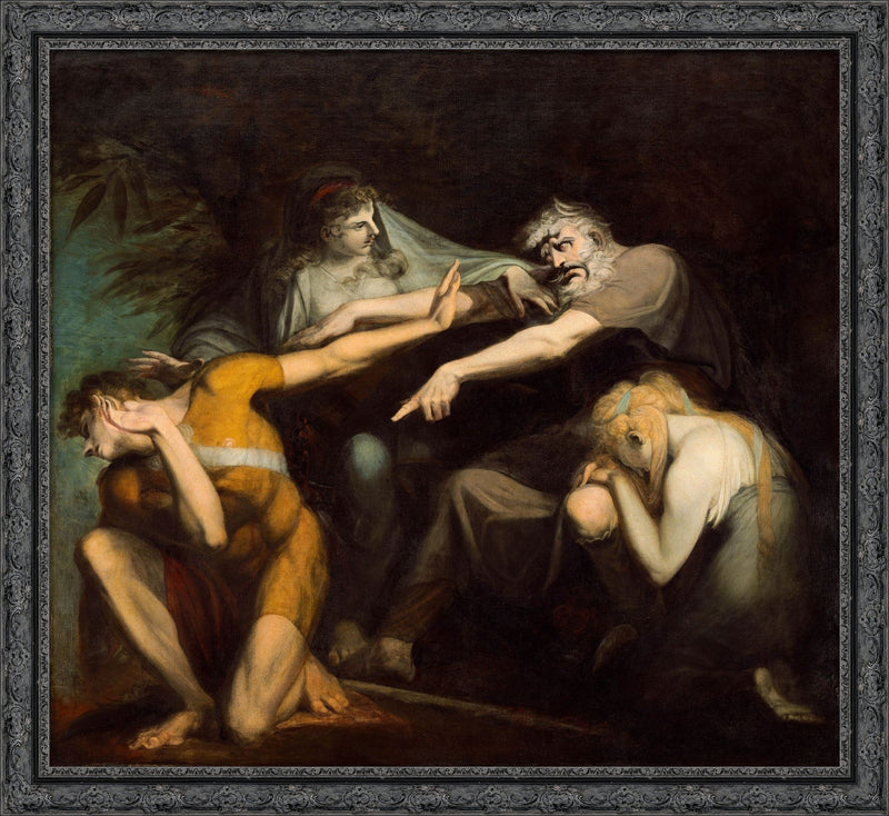 Oedipus Cursing His Son Polynices – Henry Fuseli, 1786