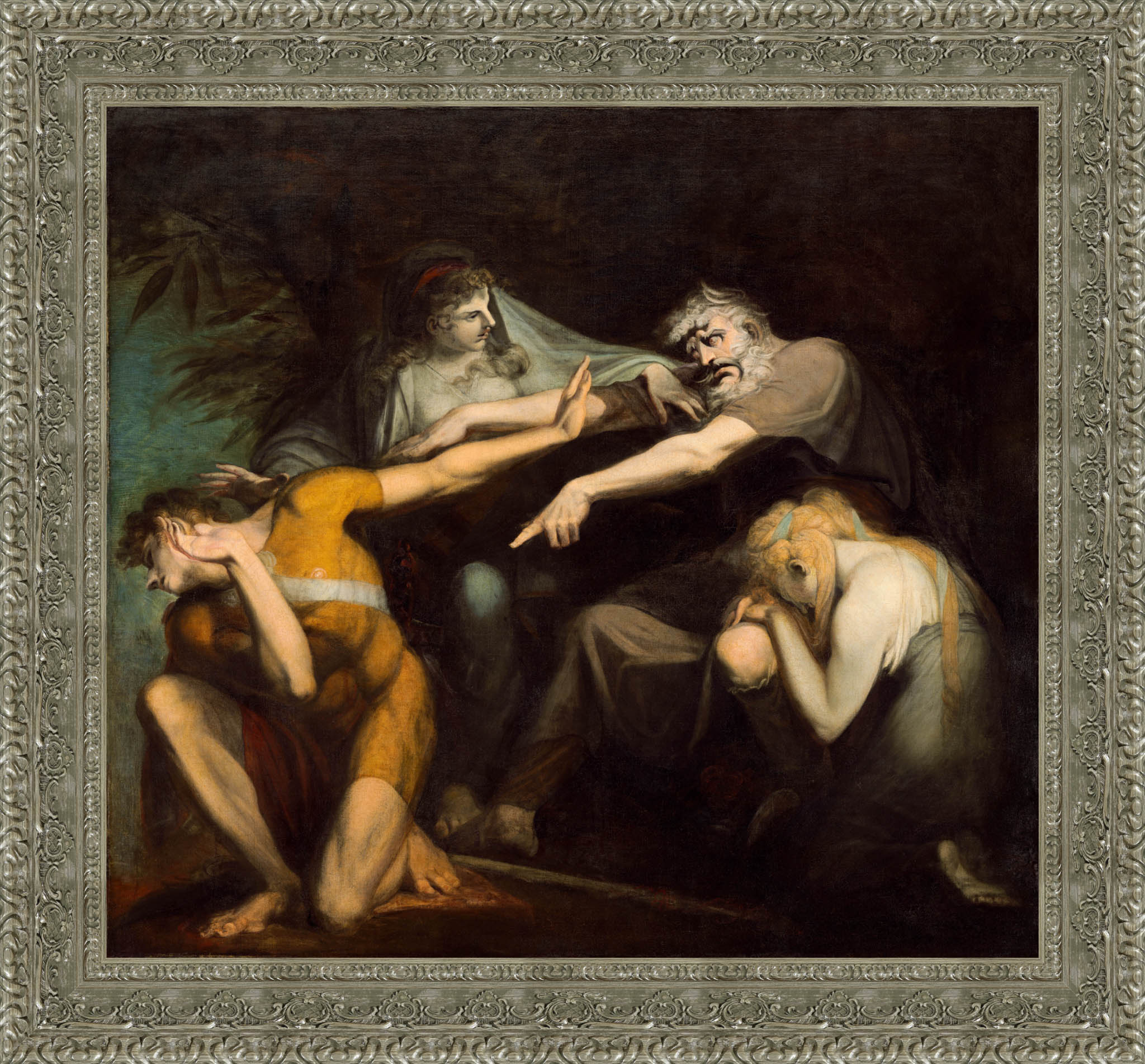 Oedipus Cursing His Son Polynices – Henry Fuseli, 1786 - Canvas Classics