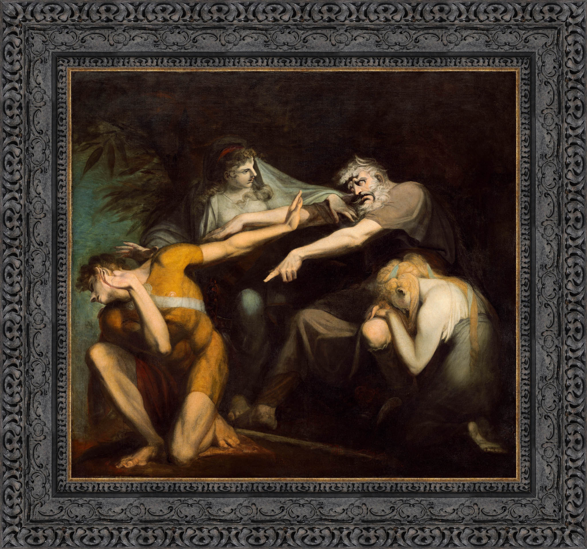 Oedipus Cursing His Son Polynices – Henry Fuseli, 1786 - Canvas Classics
