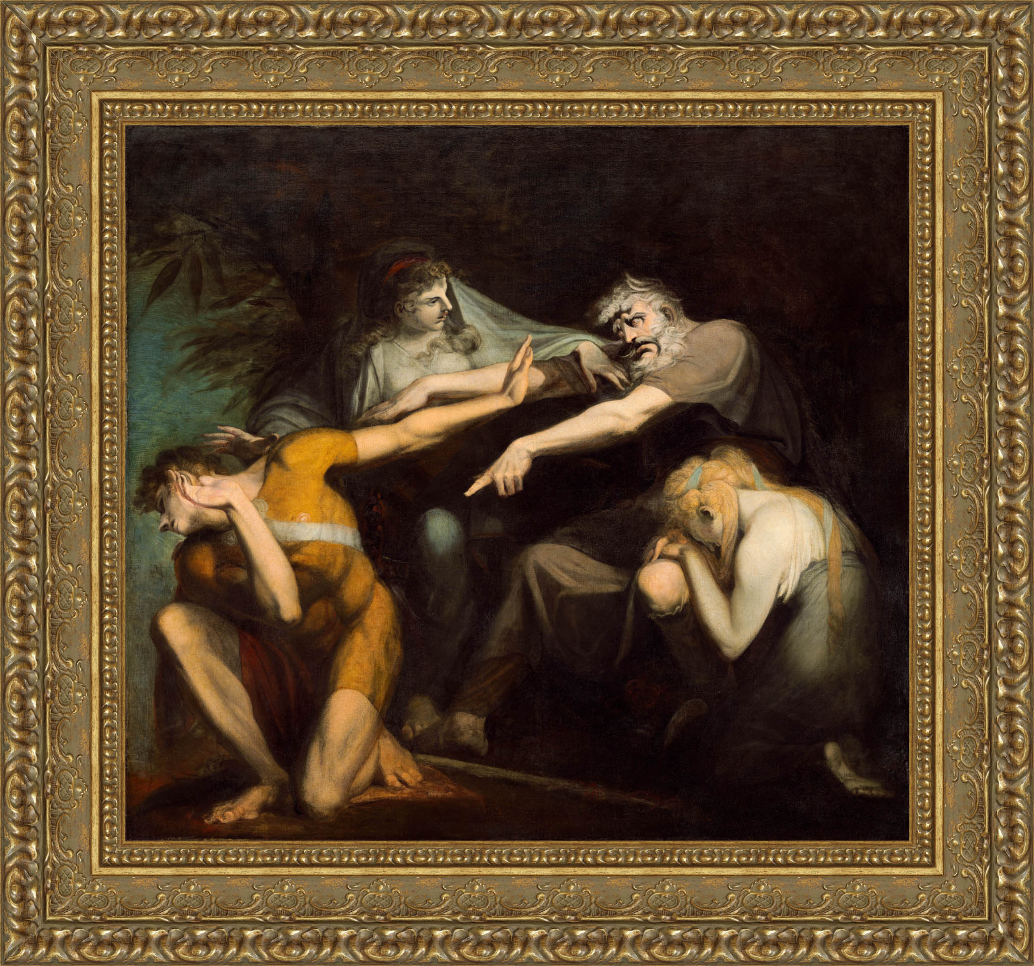 Oedipus Cursing His Son Polynices – Henry Fuseli, 1786 - Canvas Classics