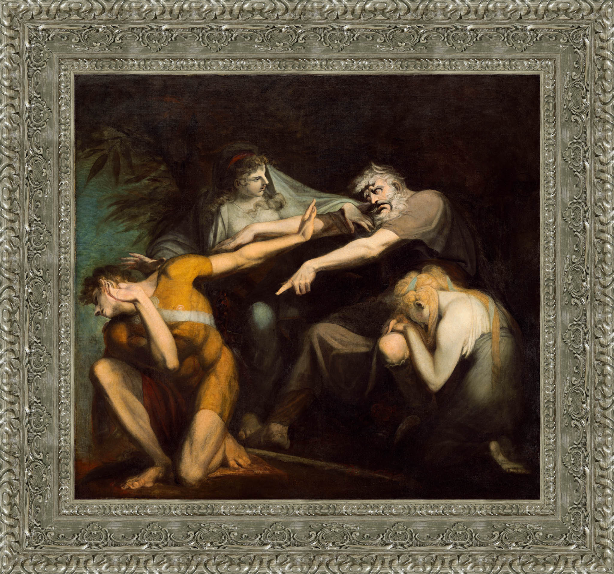 Oedipus Cursing His Son Polynices – Henry Fuseli, 1786 - Canvas Classics