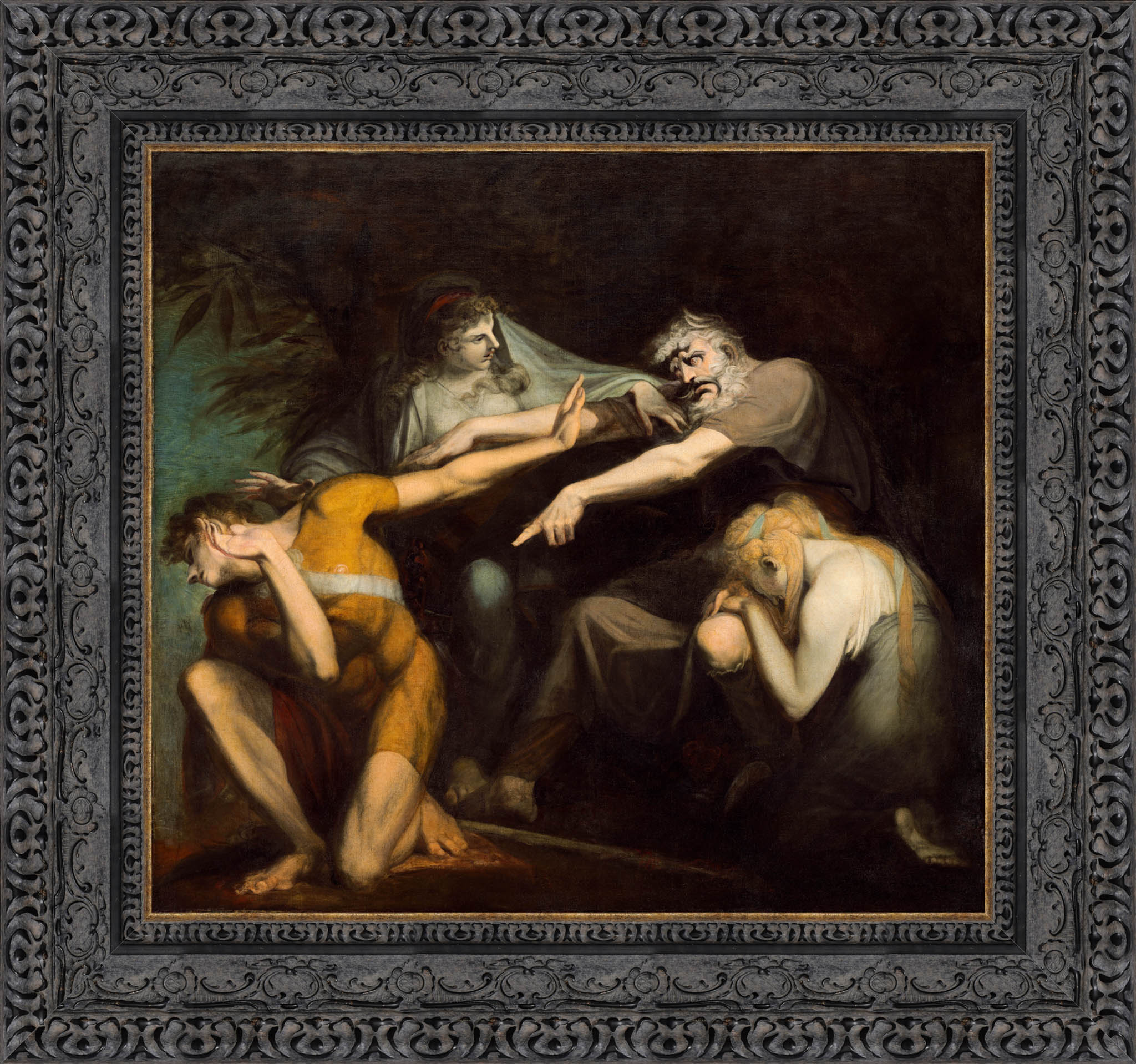 Oedipus Cursing His Son Polynices – Henry Fuseli, 1786 - Canvas Classics