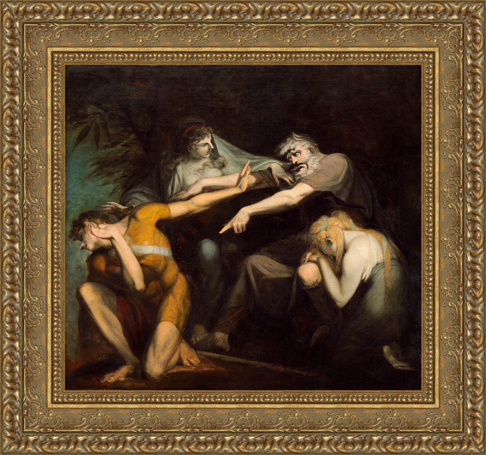 Oedipus Cursing His Son Polynices – Henry Fuseli, 1786