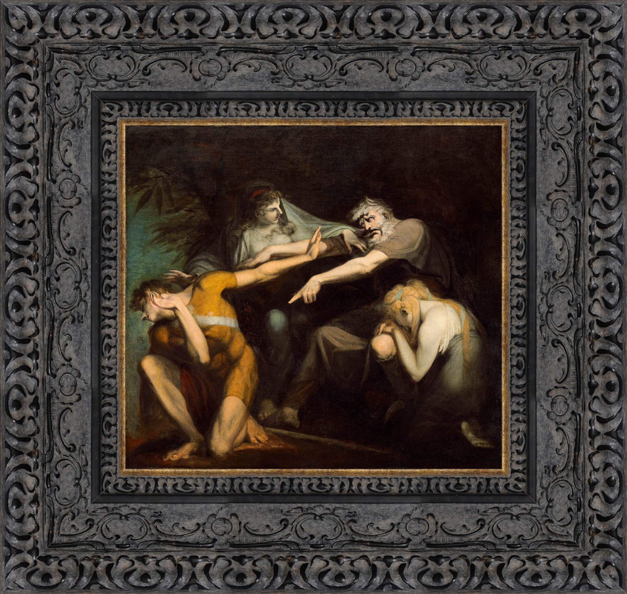 Oedipus Cursing His Son Polynices – Henry Fuseli, 1786 - Canvas Classics