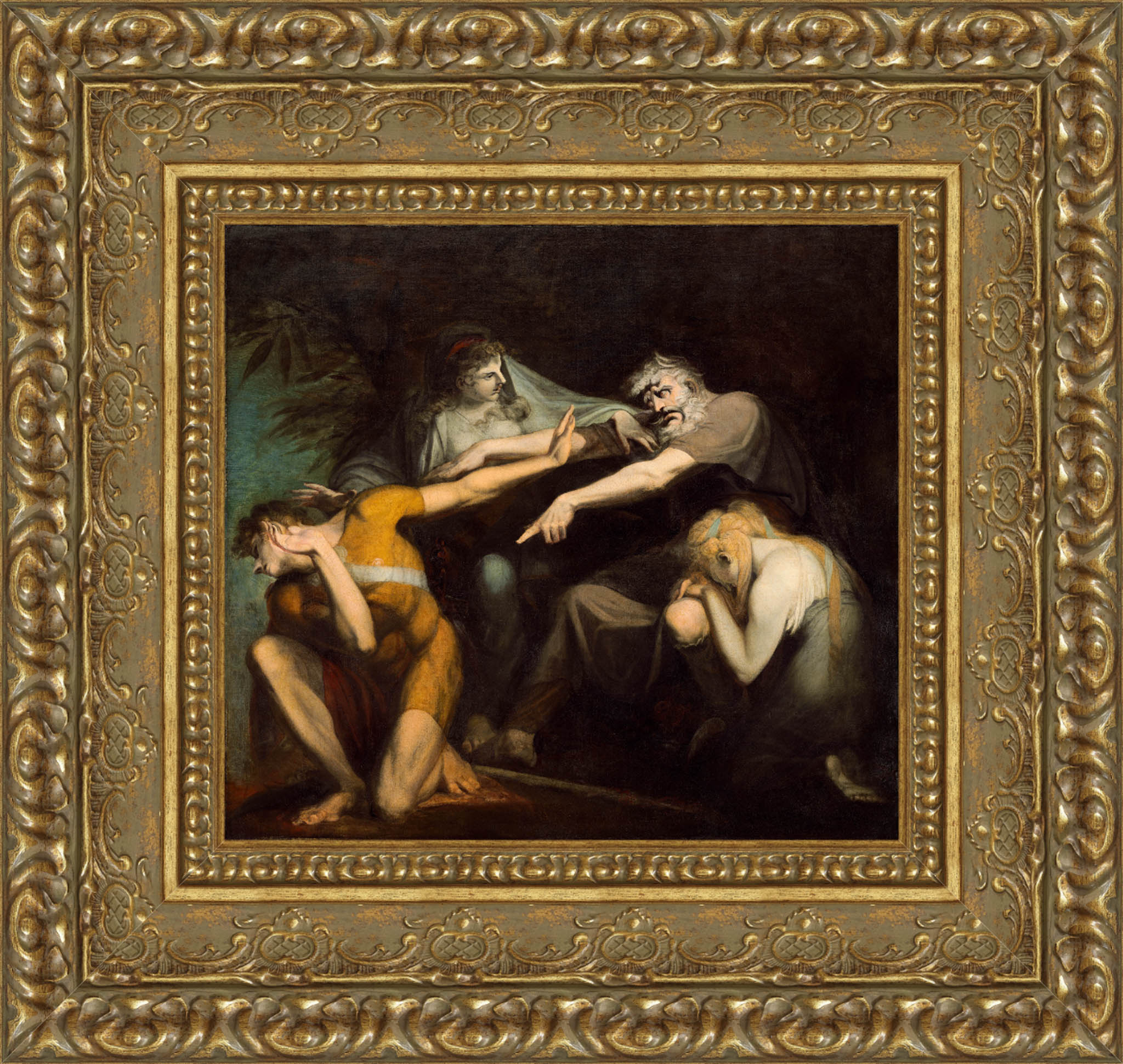 Oedipus Cursing His Son Polynices – Henry Fuseli, 1786 - Canvas Classics