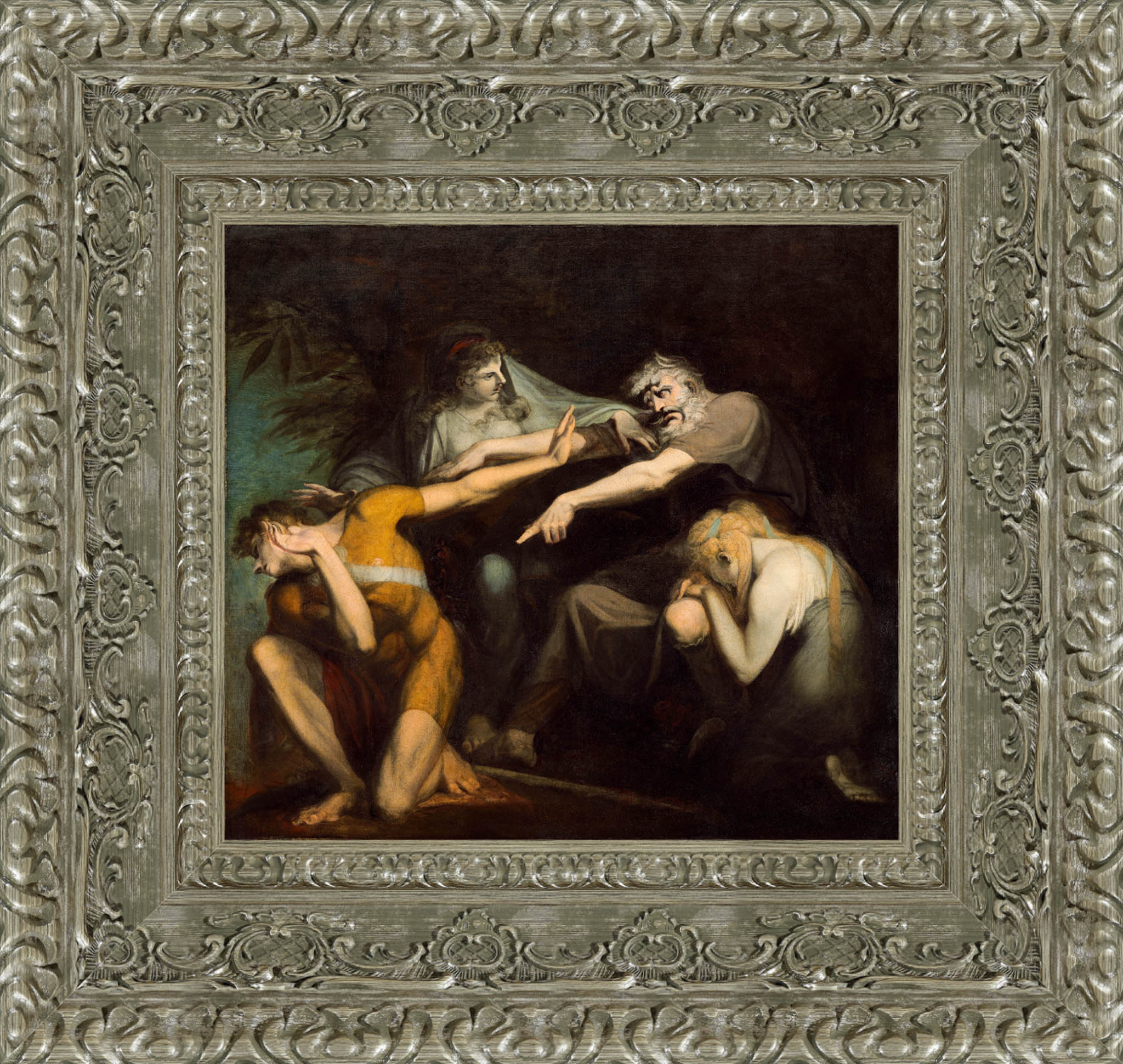 Oedipus Cursing His Son Polynices – Henry Fuseli, 1786 - Canvas Classics