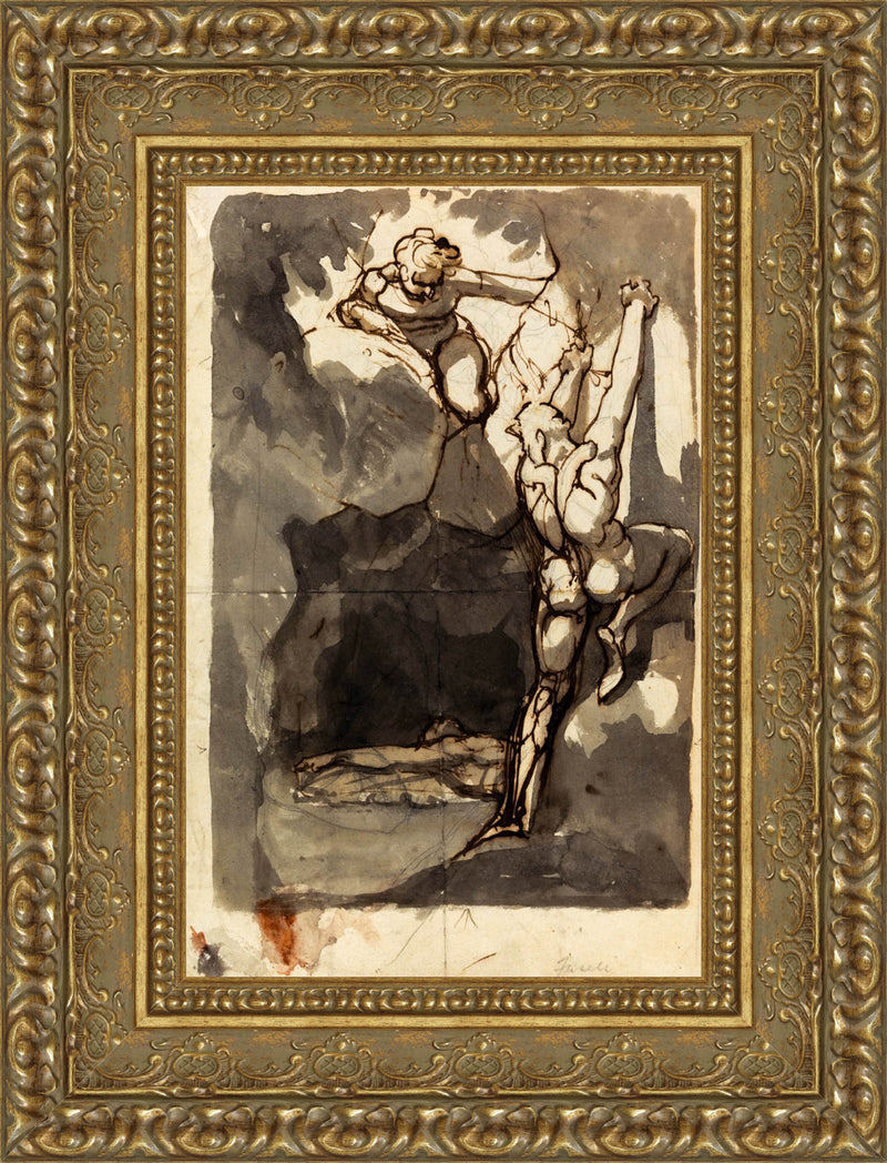 Study For Finding Of The Body Of Bassanio – Henry Fuseli, c. 1781